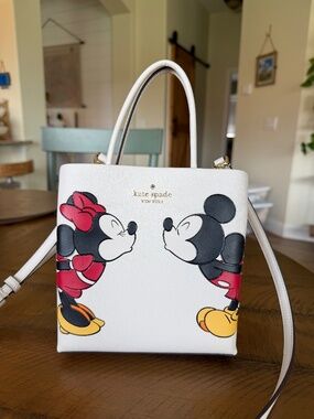 Disney X Kate Spade New York Minnie Mini Tote in Parchment